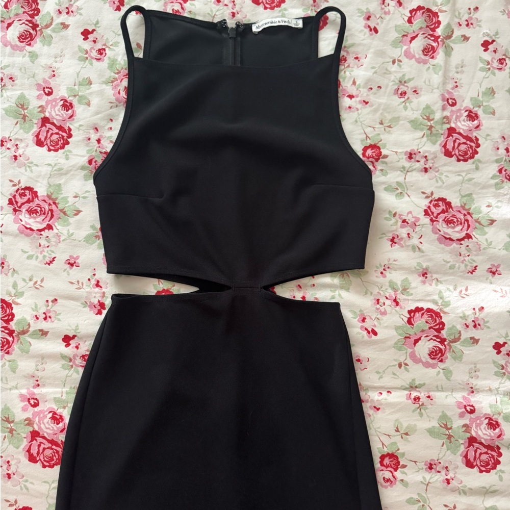 Abercrombie & Fitch Black Backless Dress
